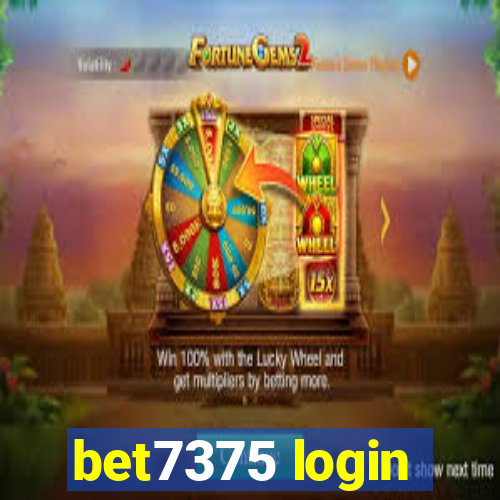 bet7375 login